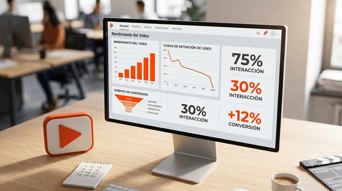 Cómo medir el ROI de tu video corporativo: 5 métricas clave