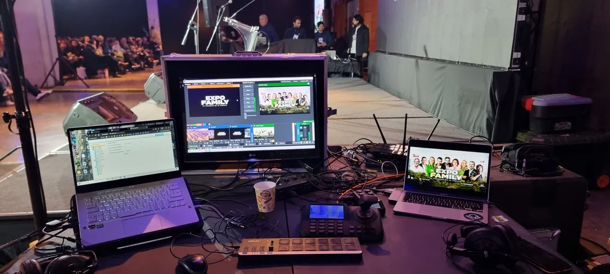 Configuración del switcher de video y control multicámara en Espacio Riesco — DAR2