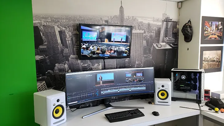 Setup de producción DAR2 — equipo profesional propio